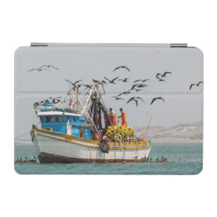 Peru, Los Organos. Fishing Boat In Los Organos iPad Mini Cover