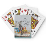 Peru, Los Organos. Fishing Boat In Los Organos Playing Cards Peru, Los Organos. Fishing Boat In Los Organos Playing Cards