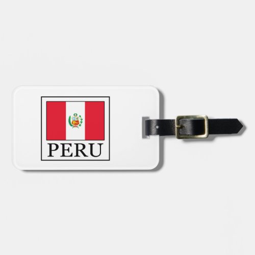 Peru Luggage Tag