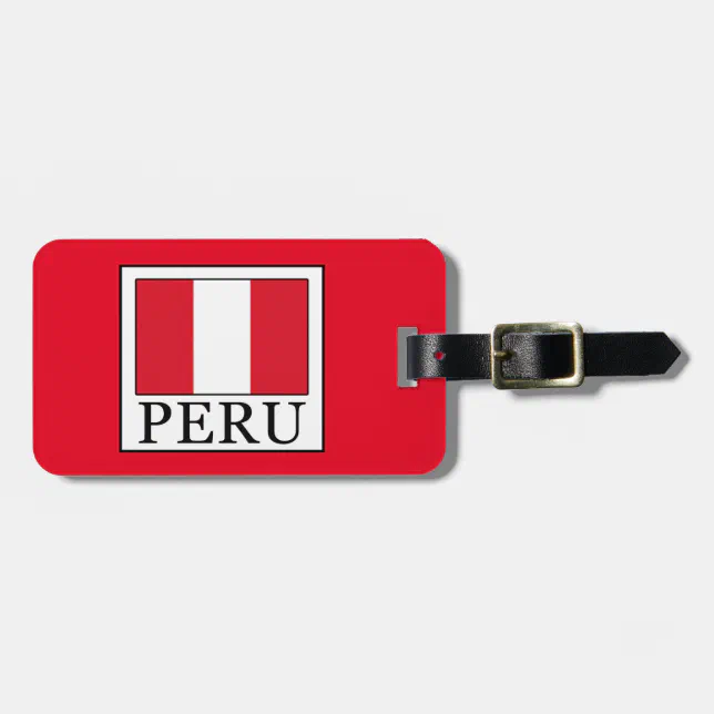 Peru Luggage Tag (Front Horizontal)
