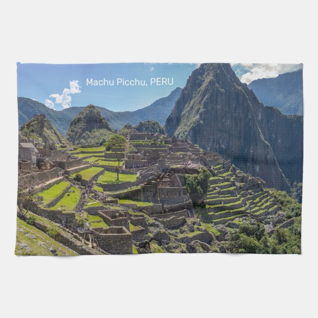 Peru Machu Picchu Kitchen Towel (Horizontal)