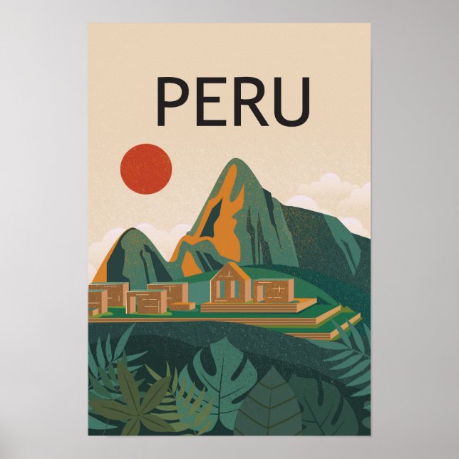 Peru machu picchu poster (Front)