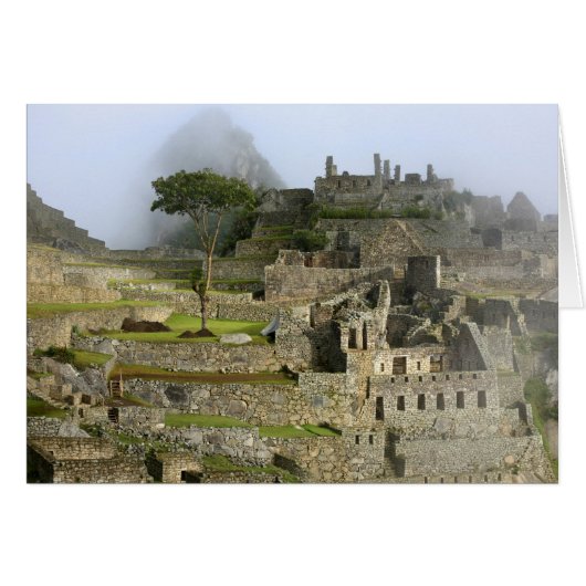 Peru, Machu Picchu. The ancient citadel of Cards (Front Horizontal)