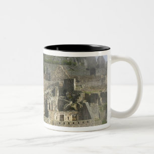 Peru, Machu Picchu. The ancient citadel of Two-Tone Coffee Mug