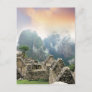 Peru, Machu Picchu, the ancient lost city of Postcard
