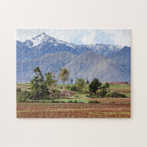 Peru Maras Landscape Above The Sacred Valley Jigsaw Puzzle