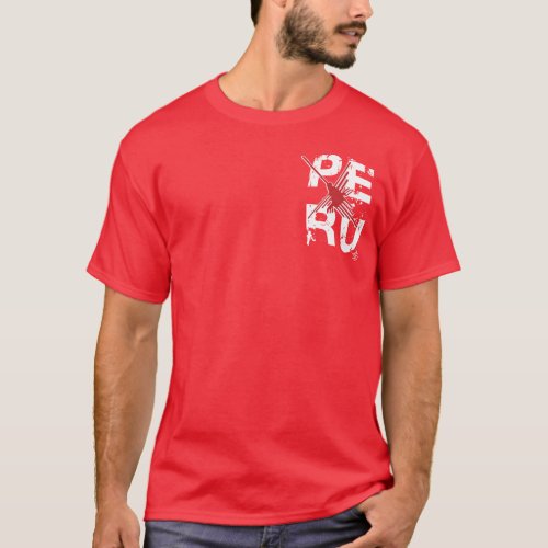 Peru Nazca _ Map Departments  InKa1821 Label T_Shirt