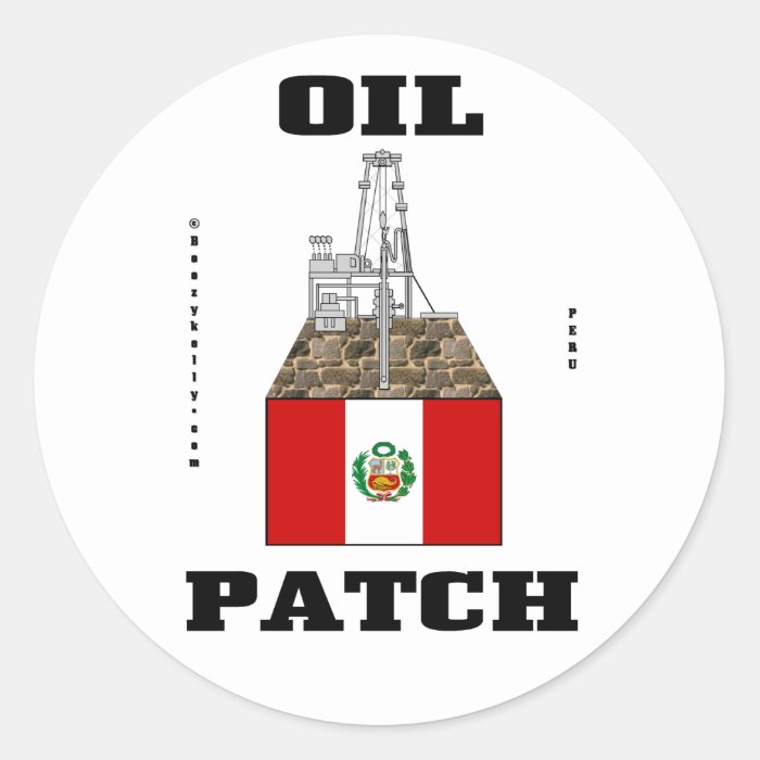 Peru Oil Patch,Oil Field Decal,Oil,Gas,Gifts,Rig Stickers
