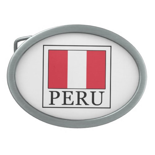 Peru Oval Belt Buckle