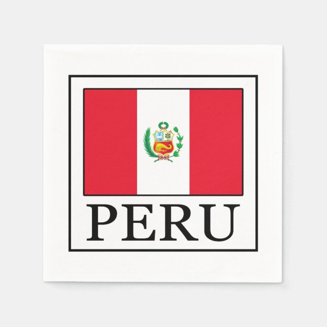 Peru Paper Napkins (Front)