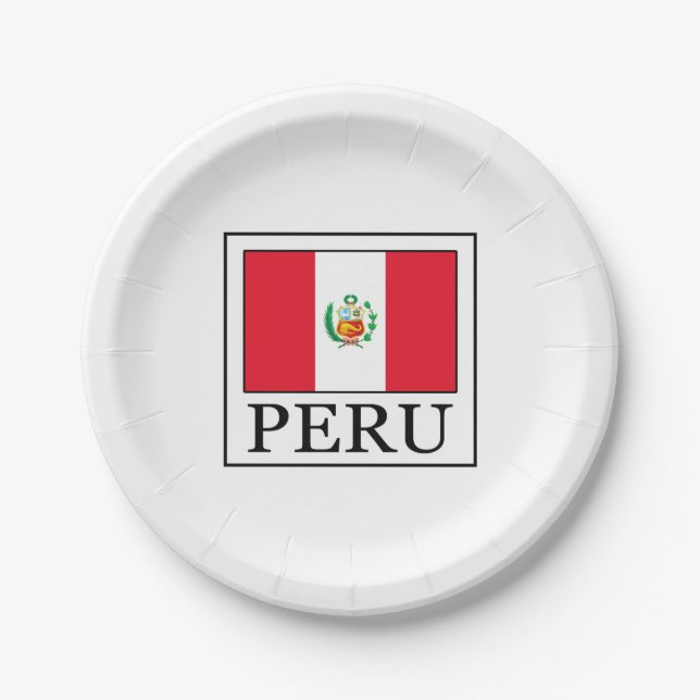 Peru Paper Plates (Front)