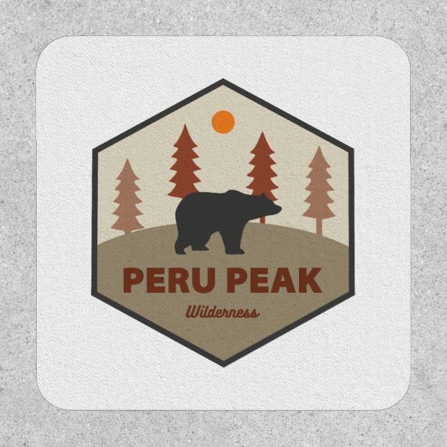 Peru Peak Wilderness Vermont Bear Patch (Front)