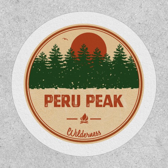 Peru Peak Wilderness Vermont Patch (Front)