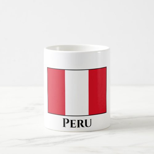 Peru Peruvian Flag Coffee Mug