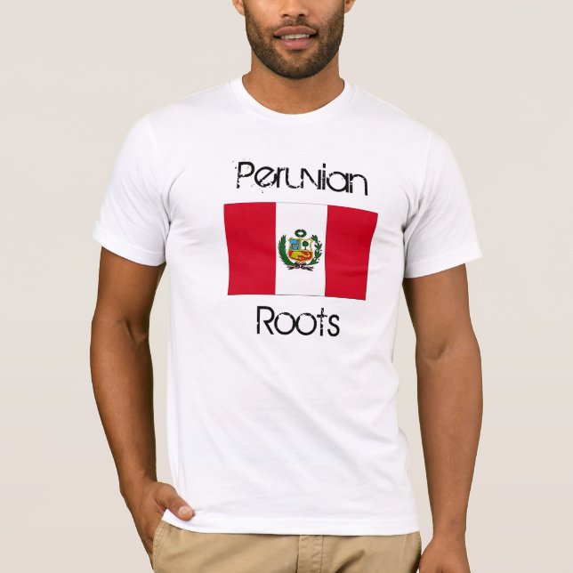 peru, Peruvian, Roots T-Shirt (Front)
