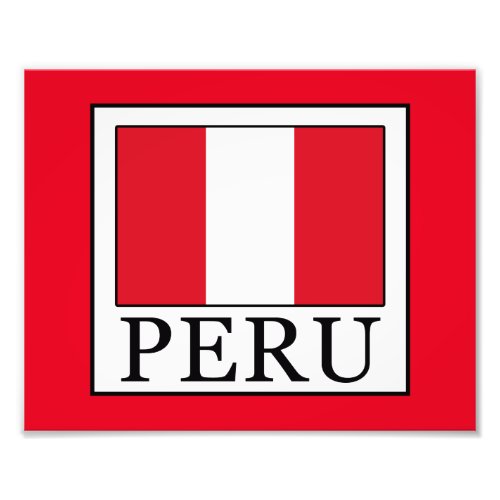 Peru Photo Print