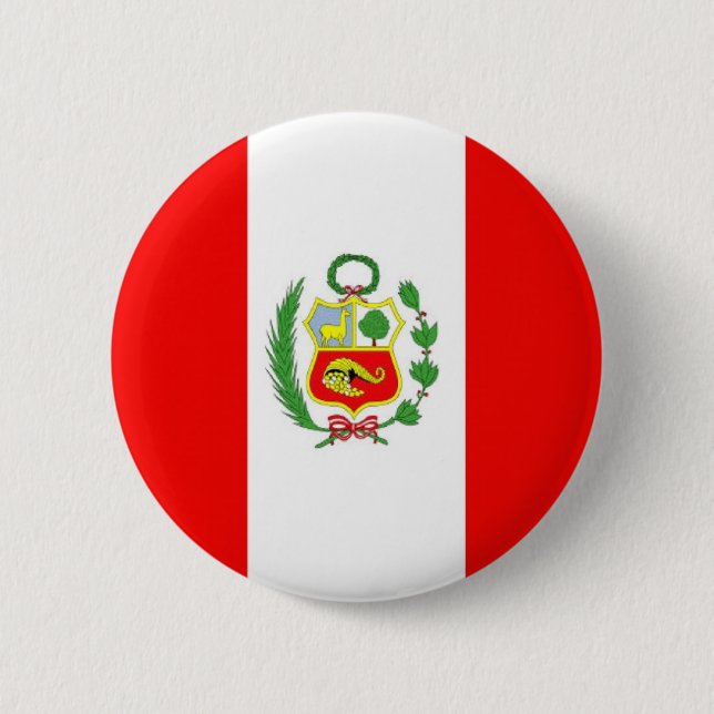 Peru Pinback Button (Front)