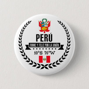 Peru Pinback Button