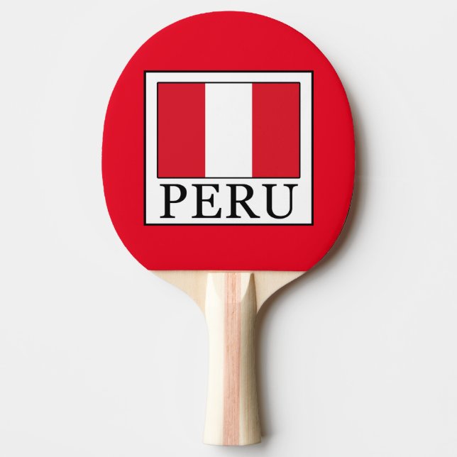Peru Ping Pong Paddle (Front)