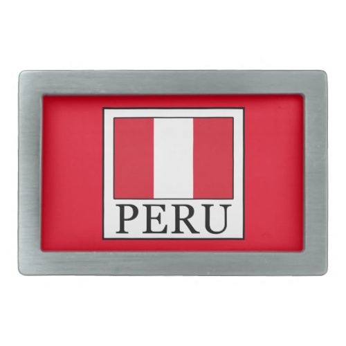 Peru Rectangular Belt Buckle