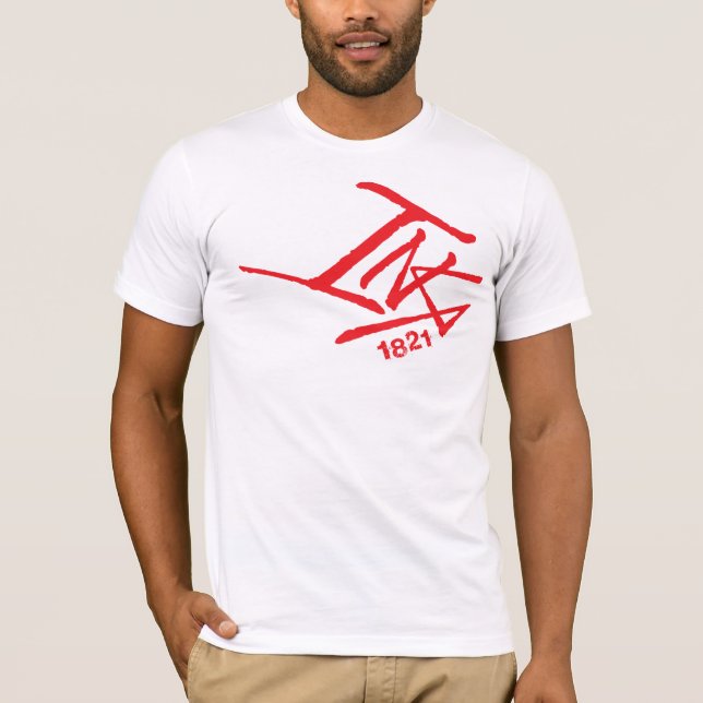 Peru Rough T Shirt - InKa1821 Label (Front)