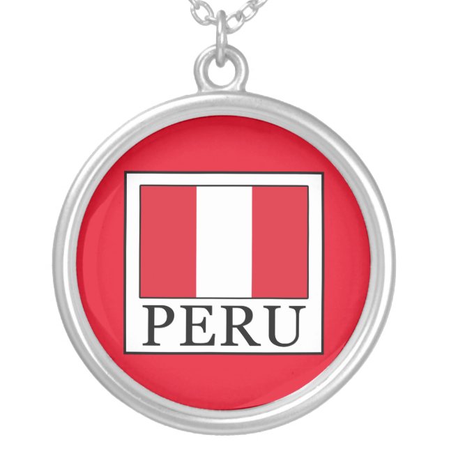 Peru Silver Plated Necklace (Front)