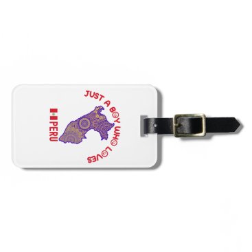 Peru South American Country Luggage Tag