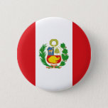 Peru State Flag Button at Zazzle