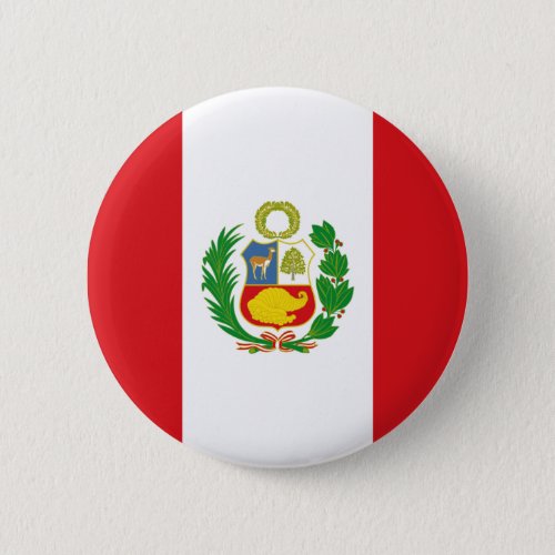 Peru State Flag Button