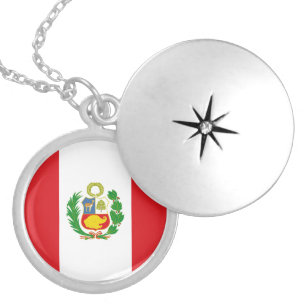 Peru State Flag Necklace
