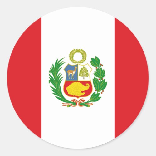 Peru State Flag Sticker