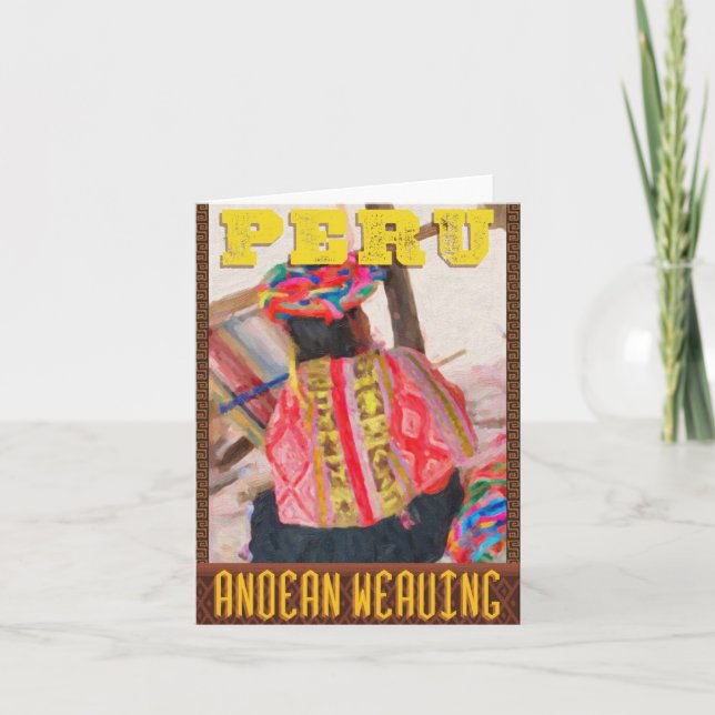 Peru: The Art of Andean Weaving Notecard (Front)