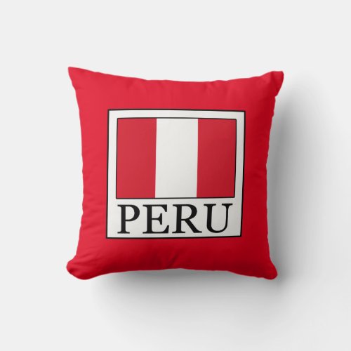 Peru Throw Pillow