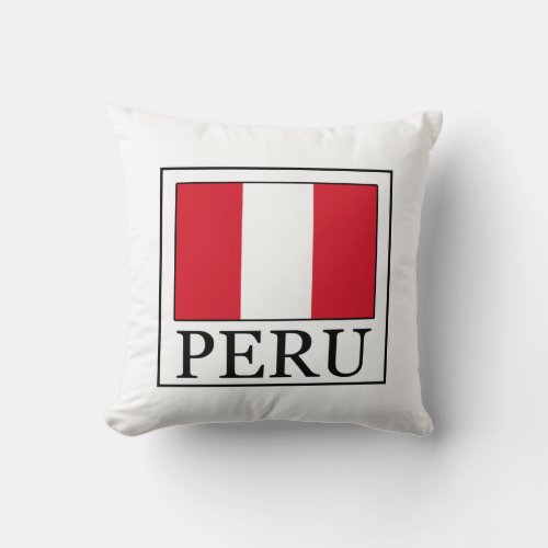 Peru Throw Pillow