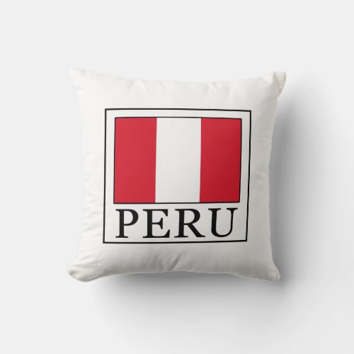 Peru Throw Pillow