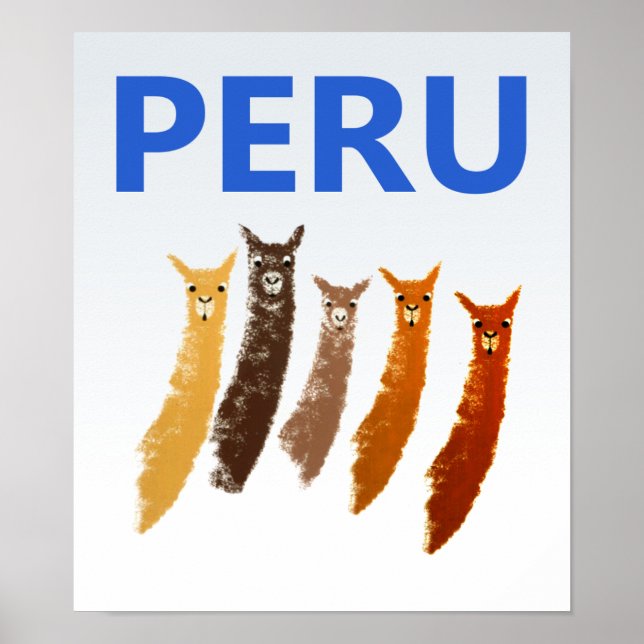 Peru Travel Poster (Front)