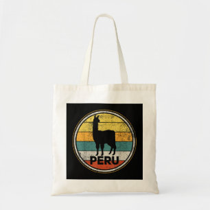Peru Vicuna Peruvian Retro Vintage Tote Bag