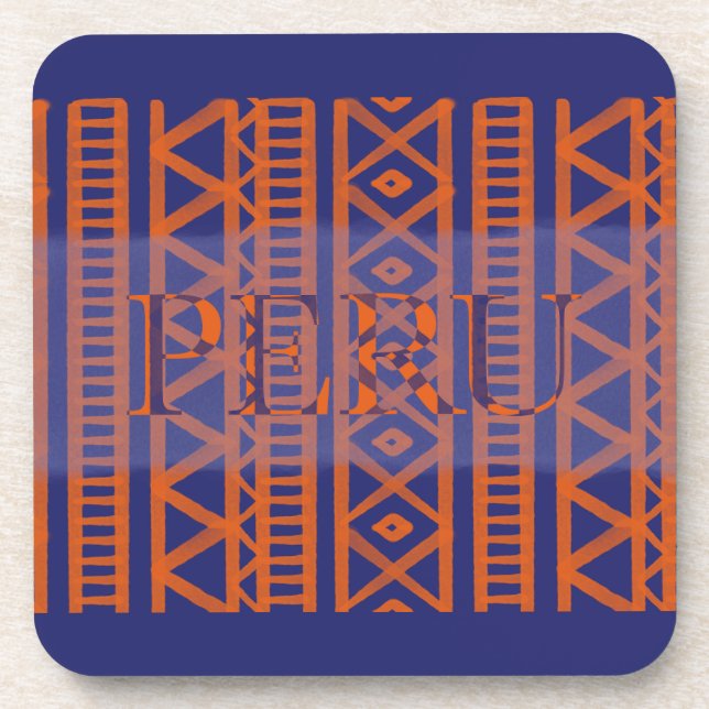 Peru Woven Pattern Coaster (Front)