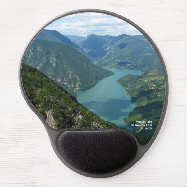Perucac lake, Tara National Park, Serbia Gel Mouse Pad (Front)