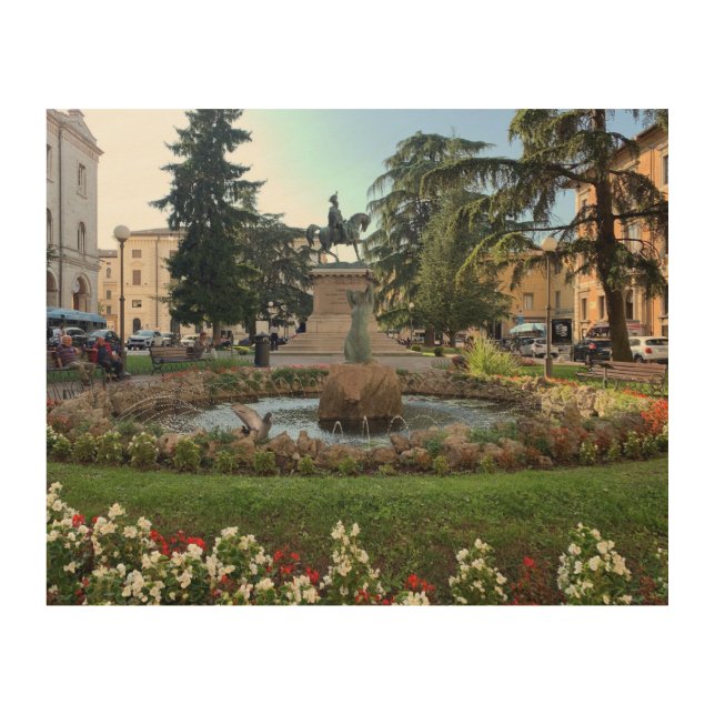 Perugia Italy Wood Wall Art (Front)