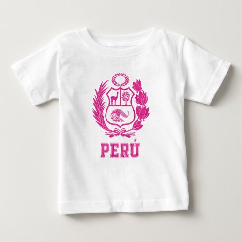 Perus National Shield Pride  Baby T_Shirt