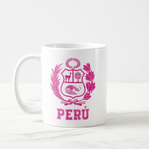 Perus National Shield Pride  Coffee Mug