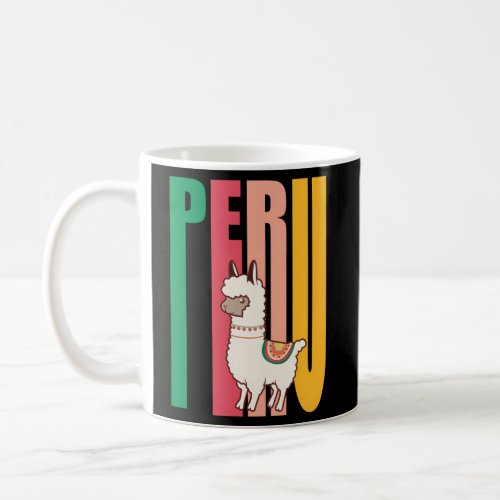 Peruvian Alpaca Product Llama From Peru Coffee Mug