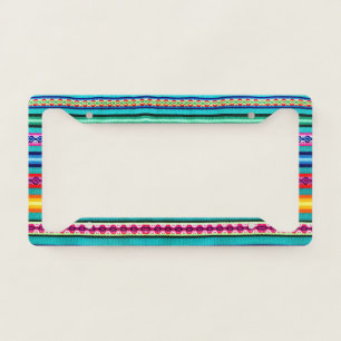 Peruvian Blanket License Plate Frame