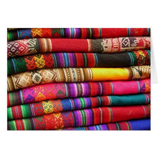 Peruvian Blankets Cards (Front Horizontal)