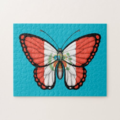 Peruvian Butterfly Flag Jigsaw Puzzle