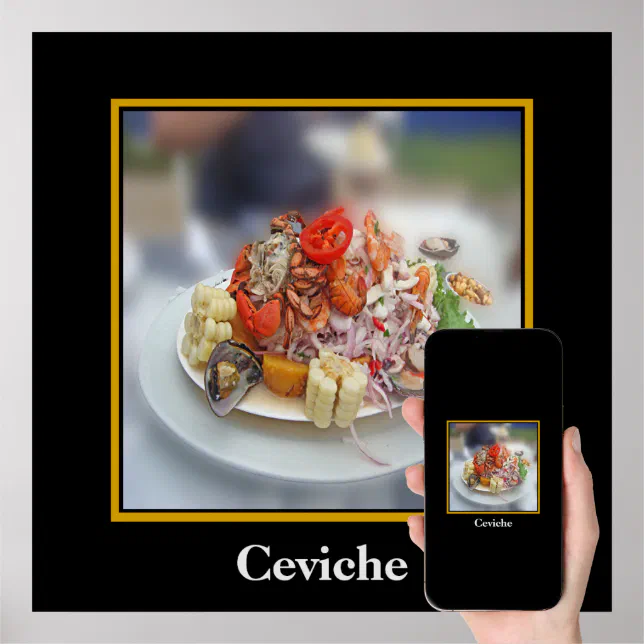 Peruvian Ceviche Poster (Downloadable)