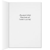 Peruvian Daffodil White Ribbons Cards (Inside (Right))