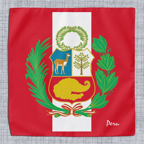 Peruvian Flag bandana Peru fashion sports Bandana