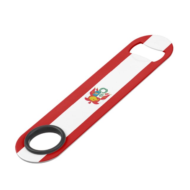 Peruvian flag bar key (Front Angled)